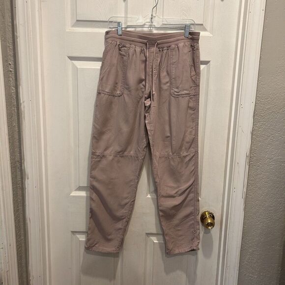 Maurices Weekender Dusty Blush Purple Crop Lyocell Ankle Pants Joggers Size 8 - Picture 3 of 12
